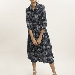 BLACK & BLAH BLAH Women Printed Regular Kurta with Trousers-image-84
