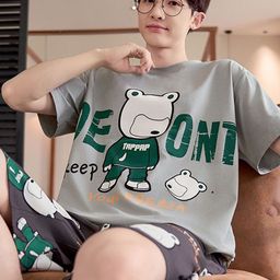 StyleCast Printed T-Shirt With Shorts Night Suits-picture-38