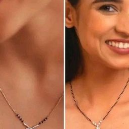 Anouk Pack of 2 Gold-Plated Brass Mangalsutra-image-53