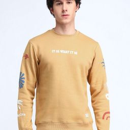 Flying Machine Men Printed Sweatshirt-image-72