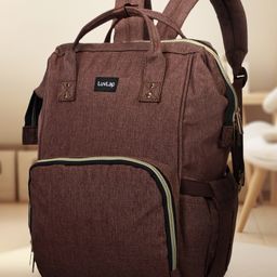 LuvLap Multipurpose Diaper Bag - Brown-picture-24