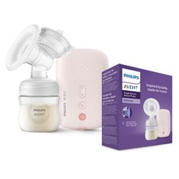 Avent Electric Single Breast Pump with Flexible Silicone Cushion - White-image-32