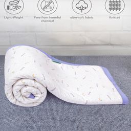 Mi Arcus Rainbow PrintDual Layer Warm Sherpa Blanket - White-image-25