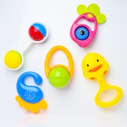 The Little Lookers  Rattles & Teethers Pack Of 5 - Multicolor-17