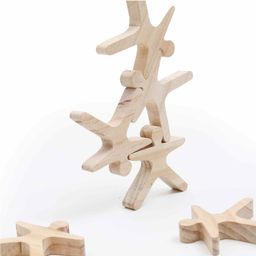 OPA Toys Acrobots Balancing Toy Off White - 16 Pieces-image-22