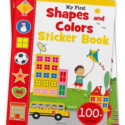 Wonder House Books My First Shapes and Colours Stickers - English-7