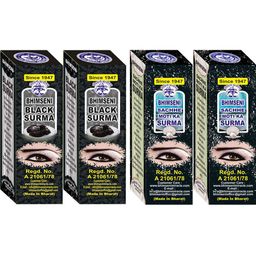 Bhimseni Karyalay Set Of 4 Black & Sachhe Moti Surma With Triphala Bhasm- 1.5 g Each-19
