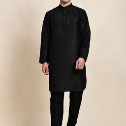 SKAVIJ Men Regular Kurta with Churidar-image-89
