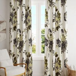 BILBERRY Furnishing by preeti grover White & Green Floral Long Door-image-85