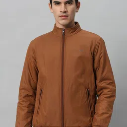 AR-FIT Men Striped Polyester Water Resistant Open Front Jacket-18