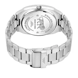 ON TIME OCTUS Men Brass Embellished Dial & Stainless Steel Straps Analogue Watch MT-413 image 5