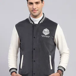 rock.it Men Mandarin Collar Self Design Sweatshirt-37