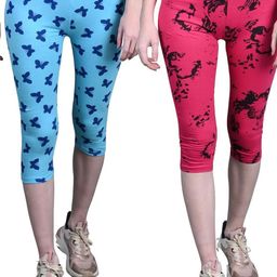 Tik Tok WEARS Girls Multicoloured Cotton Capris-image-68