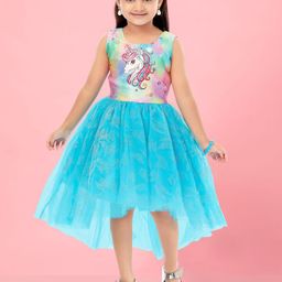 BAESD Floral Print Net Fit & Flare Dress-image-58