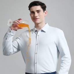 TURMS Men Anti-Stain Anti-Odor Ever Fresh Knitted Shirt-picture-19