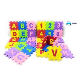 FunBlast Alphabetis and Numbers Foam Floor Puzzle Multicolour - 36 Pieces image 2