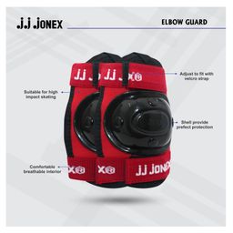 JJ Jonex Skating Protection Set Of 3 Large - Red image 2