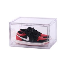 Helios Transparent Side Drop Storage Box Shoe Organiser-image-25