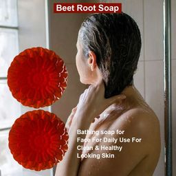 GROOVY Set Of 2 Macadamia Magic Beet Root Bath Bar- 100 g Each image 5