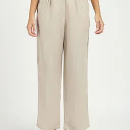 Global Republic Women Relaxed High-Rise Trousers-image-28
