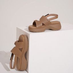 Froh Feet Women Open Toe Backstrap Platform Heels Sandals-picture-21
