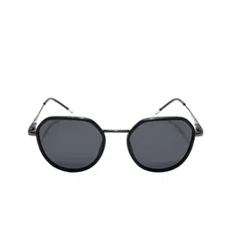 Eyejack Unisex Round Sunglasses With Polarised and UV Protected Lens 2502PCL1470-Black image 2