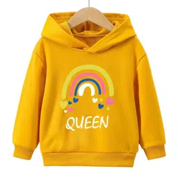 TABADTOD Girls Printed Hooded Sweatshirt-image-55