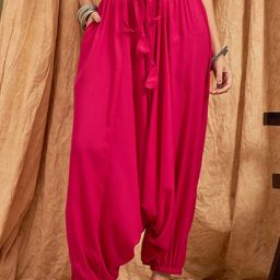 InWeave SOLID High-Rise Loose Fit Harem Pants-picture-29