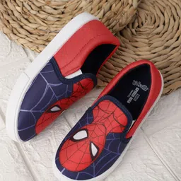 Kids Ville Boys Spiderman Printed Casual Canvas Shoes-51