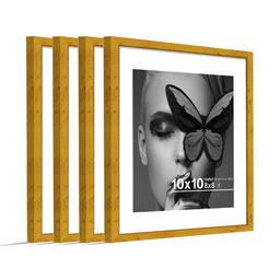 Art Street Gold Set of 4 Document Wall Photo Frame for Certificates & Home Decor-30
