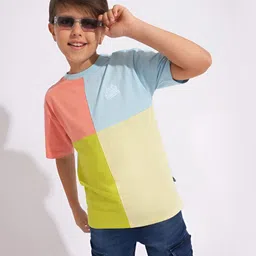 Jack & Jones Junior Boys V-Neck Drop-Shoulder Sleeves Pockets T-shirt-image-96