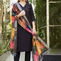 Sita Women Solid Viscose Rayon Kurta Sets With Dupatta-picture-45