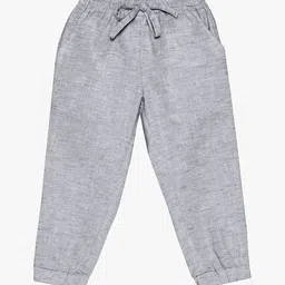 charkhee Unisex Kids Smart Tapered Fit Joggers Trousers-image-91