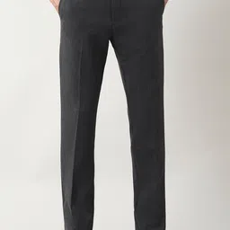 Arrow Men Mid Rise Regular Fit Formal Trousers-image-59