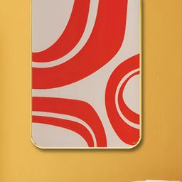Aura Beige & Pink Abstract Wooden Wall Art-11