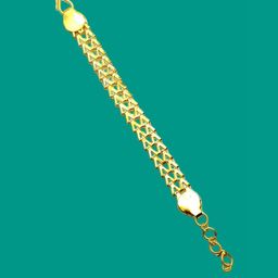 Dynamic Retail Global Gold Stainless Steel Men Bracelet-image-10
