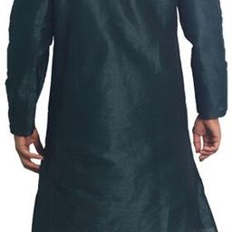 House of Aqss Men Regular Dupion Silk Kurta with Pyjamas image 4