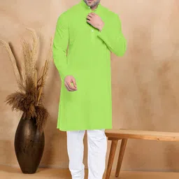 VS MALL Men Regular Kurta with Churidar-picture-0