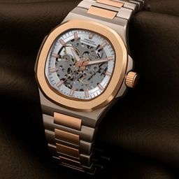 French Connection Men Skeleton Dial & Bracelet Style Straps Analogue Watch FCN0149SRTM-picture-41