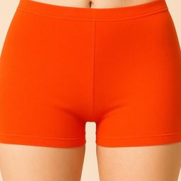 CKARFE Women Solid High Coverage Mid-rise High Coverage Stretch Boy Shorts-picture-23