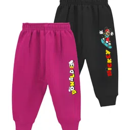 FRENCH KLEIDER Infant Boys Pack Of 2 Printed Cotton Joggers-13