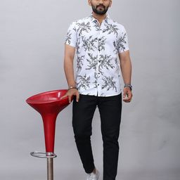 FABRIPPLE Men Classic Opaque Printed Casual Shirt-image-38