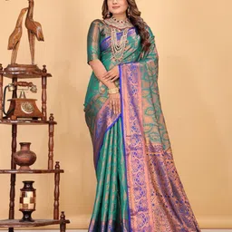 jayant creation Woven Design Zari Banarasi Saree-picture-27