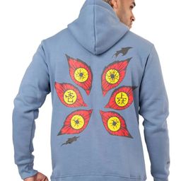 RHINO CULT Kokushibo Deamon Men Graphic Printed Hooded Cotton Pullover-image-102
