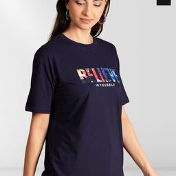 Belfry Women Typography 2 Printed Applique T-shirt-image-18