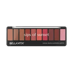 Bella Vita Organic Intense Drama 10 Shades Shimmer & Satin Eyeshadow- Sips of Sunset-41