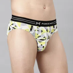 Force NXT Pack Of 3 Assorted Printed Anti Microbial Basic Briefs MNFS-11P-ASST-C2-PO3 image 4