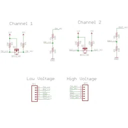 2 Channel Logic Level Converter (I2C, UART, 5V-3.3V) image 4