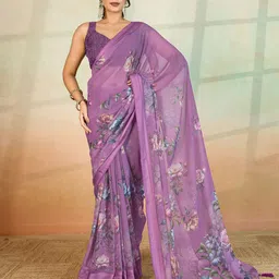 all about you Floral Printed Saree-picture-7