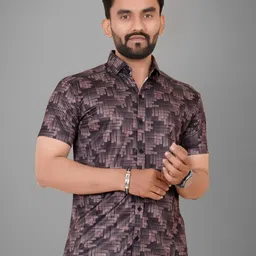 Metronaut Men Slim Fit Spread Collar Abstract Printed Casual Shirt-image-33